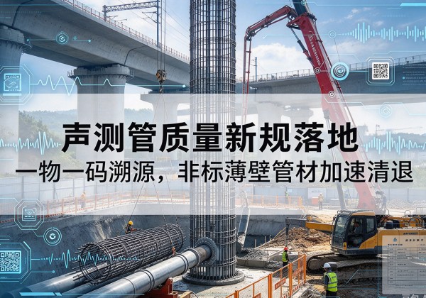 湘东声测管质量新规落地，一物一码溯源，非标薄壁管材加速清退