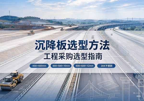 湘东沉降板选择方法